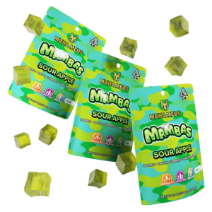 Muha Meds Sour Apple gummies Mambas